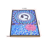 DIY Diamond Painting Notebook - Mermaid (With lines)