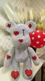 DIY Love heart Popobe bear  (with glue tools)