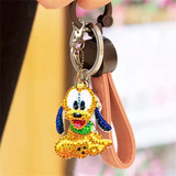 DIY Diamond Painting Keychain - Seahorse Owl Combination Keychain