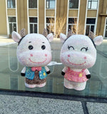 20cm high DIY Cow (with glue tools) - Hibah-Diamond painting art studio