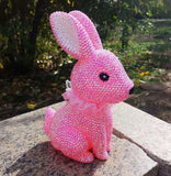 22cm high DIY cute rabbit (with glue tools) - Hibah-Diamond painting art studio