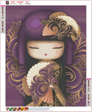 Full Diamond Painting kit - Japanese Muppet Girl
