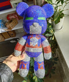 35cm High DIY Transformers Popobe bear  (with glue tools) - Hibah-Diamond painting art studio