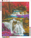 Full Diamond Painting kit - Beautiful waterfall view
