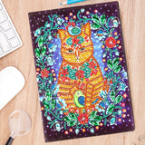 DIY Diamond Painting Notebook - Cat (No lines)