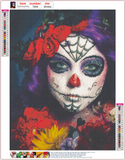 Full Diamond Painting kit - Halloween lady