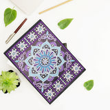 DIY Diamond Painting Notebook - Mandala (No lines)