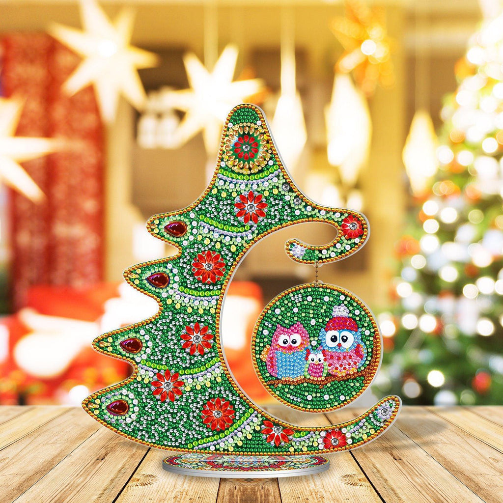 5D diamond painting Christmas decoration ornaments - Hibah-Diamond painting art studio