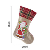 5D diamond painting Christmas stocking Linen candy bag gift bag - Hibah-Diamond painting art studio