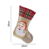 5D diamond painting Christmas stocking Linen candy bag gift bag - Hibah-Diamond painting art studio