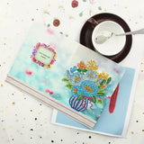 5D DIY Diamond Painting Greeting Card - Flowers and birds (6 pcs) - Hibah-Diamond painting art studio