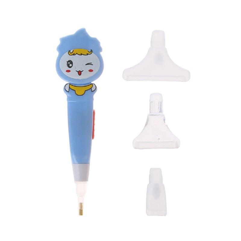 5D DIY Diamond Painting Tool - Diamond Painting 4 Light Point Drill Pens With battery (Color Random) - Hibah-Diamond painting art studio