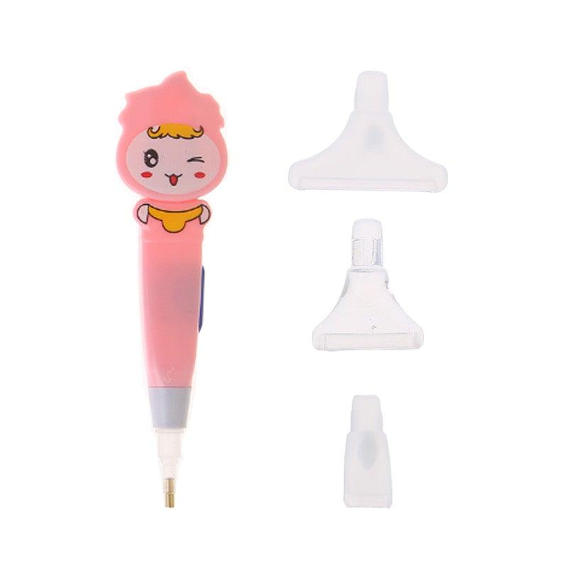 5D DIY Diamond Painting Tool - Diamond Painting 4 Light Point Drill Pens With battery (Color Random) - Hibah-Diamond painting art studio