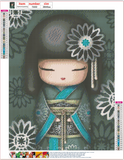 Full Diamond Painting kit - Japanese Muppet Girl