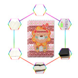 DIY Diamond Painting Notebook - Lion (No lines)