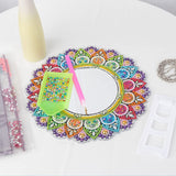 YukiArt Diamond Painting Mirror Kits, Diamond Art Makeup Mirror for Women and Kids