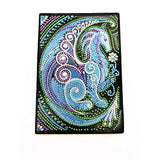 DIY Diamond Painting Notebook - Little dinosaur (No lines)