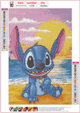 Full Diamond Painting kit - Stitch