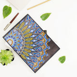 DIY Diamond Painting Notebook - Mandala (With lines)
