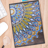 DIY Diamond Painting Notebook - Mandala (With lines)