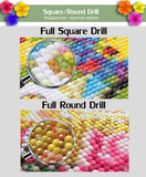 Full Diamond Painting kit - Gorjuss girl - Peek-A-Boo