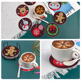 4 Pcs DIY Mandala Diamond Painting Coasters
