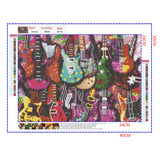 Full Diamond Painting kit - Guitars