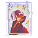 Full Diamond Painting kit - Colorful Dog