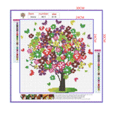 Full Diamond Painting kit - Flower tree
