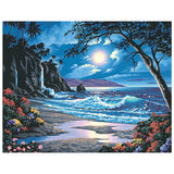 Full Diamond Painting kit - The seaside at night