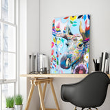 Full Diamond Painting kit - Watercolor deer