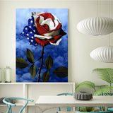 Full Diamond Painting kit - American flower