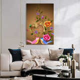 Full Diamond Painting kit - Flowers and birds