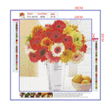 Full Diamond Painting kit - Beautiful chrysanthemum