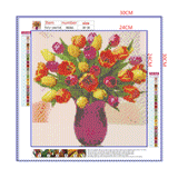 Full Diamond Painting kit - Beautiful tulip flower