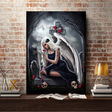 Full Diamond Painting kit - Beautiful skeleton woman