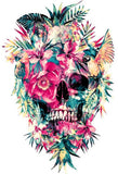 Full Diamond Painting kit - Flowers on skull
