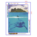 Full Diamond Painting kit - Big shark