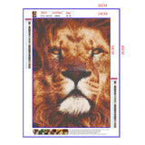 Full Diamond Painting kit - Lion head