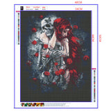Full Diamond Painting kit - Skeleton lady (16x20inch)