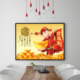 Full Diamond Painting kit - God of Wealth