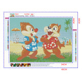 Full Diamond Painting kit - Anime squirrels