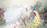 Full Diamond Painting kit - Beautiful peacocks (16x24inch)