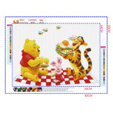 Full Diamond Painting kit - Happy friendship day winnie the pooh
