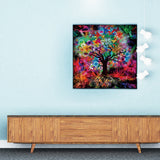 Full Diamond Painting kit - Colorful tree