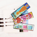DIY Diamond Painting | Pink heart Bookmark