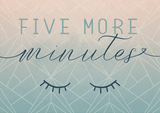 Full Diamond Painting kit - Five more minutes