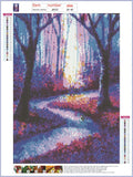 Full Diamond Painting kit - Deep mountain trail