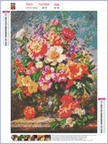 Full Diamond Painting kit - Beautiful Flowers