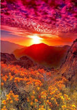 Full Diamond Painting kit - Fire cloud scene
